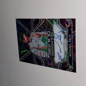 2021 Prizm Purple Michael Self NASCAR Autographed Card 11/99